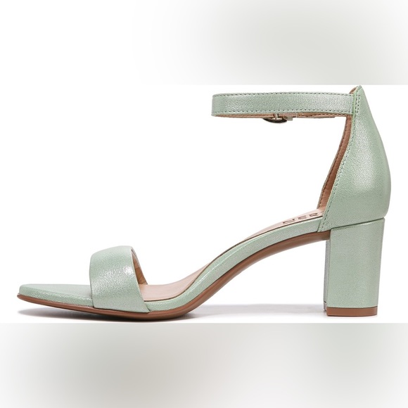 Naturalizer Vera dress sandal heel - spring mint leather size 7 wide - Picture 4 of 12